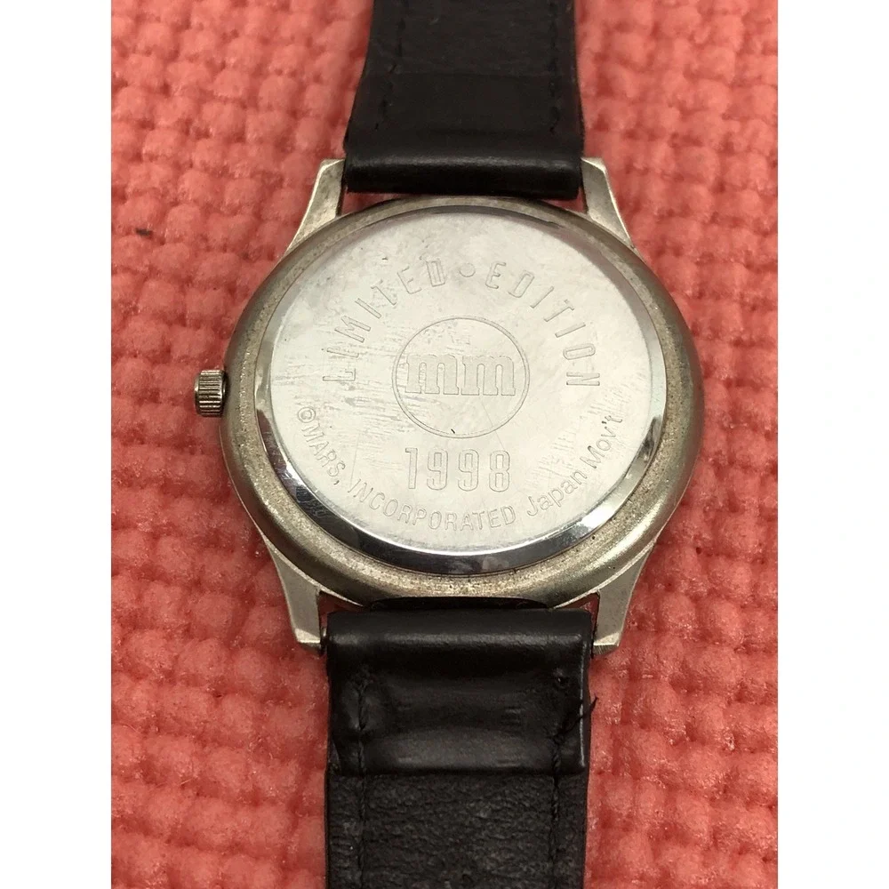 1998 M&Ms Official Candy of The New Millennium Limited Watch‎ Needs Battery Vtg